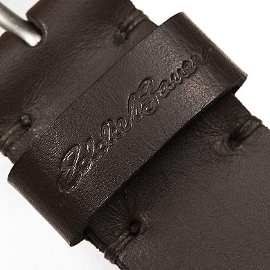 Women's Eddie Bauer 1.25-in. Center Lacing Detailed Leather Belt