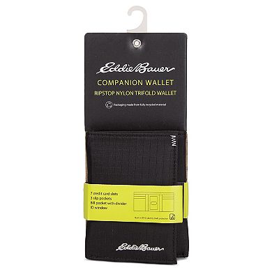 Men's Eddie Bauer Companion Ripstop Nylon Trifold RFID Wallet