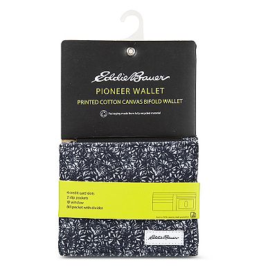 Men's Eddie Bauer Pioneer Printed Canvas Bifold Wallet