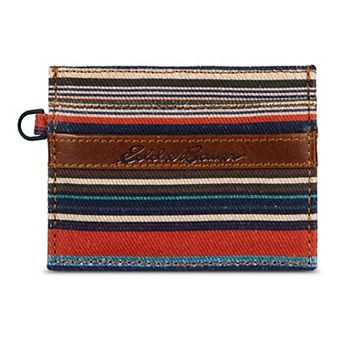 Men's Eddie Bauer Pioneer Leather Canvas Card Case