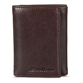 Men's Eddie Bauer Logo Leather Trifold Wallet