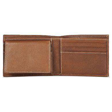 Men's Eddie Bauer Top Stitch Leather Wallet