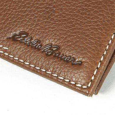 Men's Eddie Bauer Top Stitch Leather Wallet