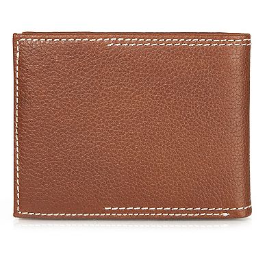 Men's Eddie Bauer Top Stitch Leather Wallet