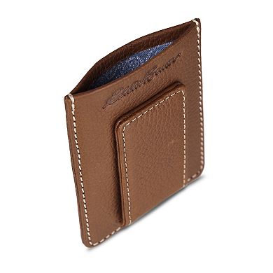 Men's Eddie Bauer Top Stitch Magnetic Leather Card Case