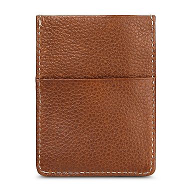 Men's Eddie Bauer Top Stitch Magnetic Leather Card Case