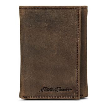 Men's Eddie Bauer Leather Embossed Trifold Wallet