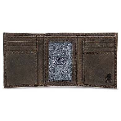 Men's Eddie Bauer Leather Embossed Trifold Wallet