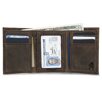 Men's Eddie Bauer Leather Embossed Trifold Wallet