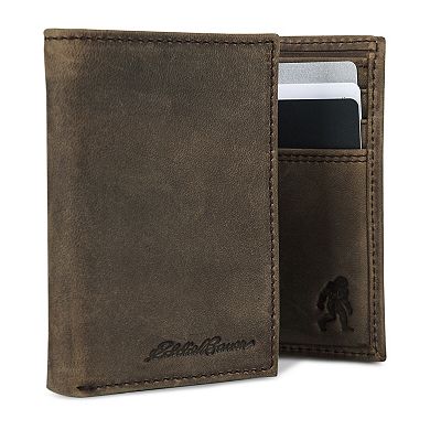 Men's Eddie Bauer Leather Embossed Trifold Wallet