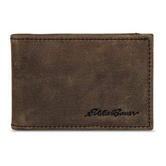 Men's Eddie Bauer Money Clip Bifold Embossed Wallet