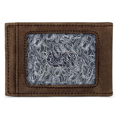 Men's Eddie Bauer Money Clip Bifold Embossed Wallet