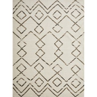 Loomaknoti Taytum Rocey White Area Rug