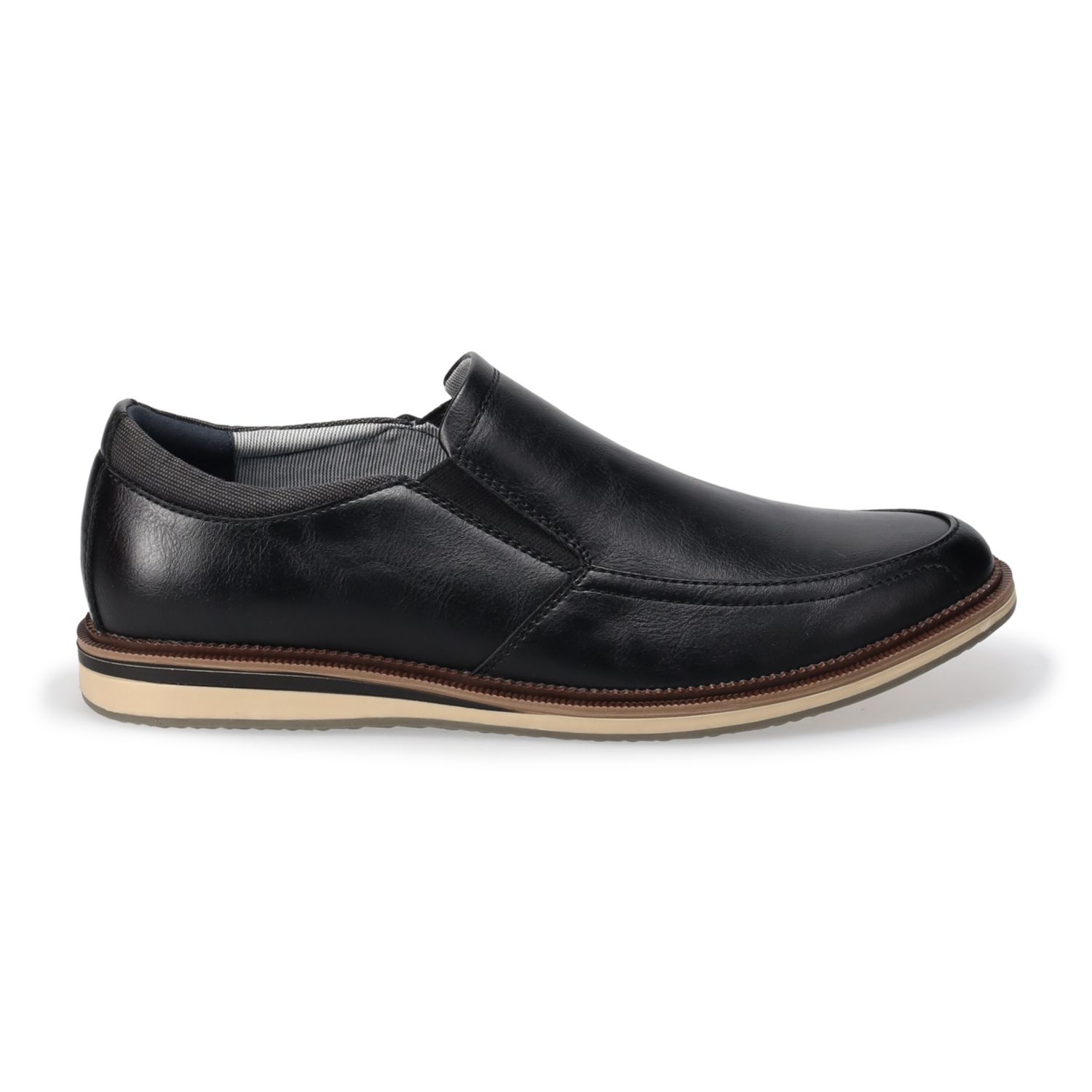 Мужская обувь Sonoma Goods For Life Zollino Men's Slip-On, цвет: Чёрный — фото 2
