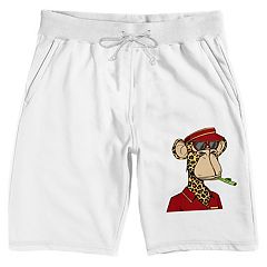 Men's Pajama Shorts Black Cheeky Cat Sleep Shorts for Men Pajama Bottom  Pants with Drawstring & Pockets S at  Men's Clothing store