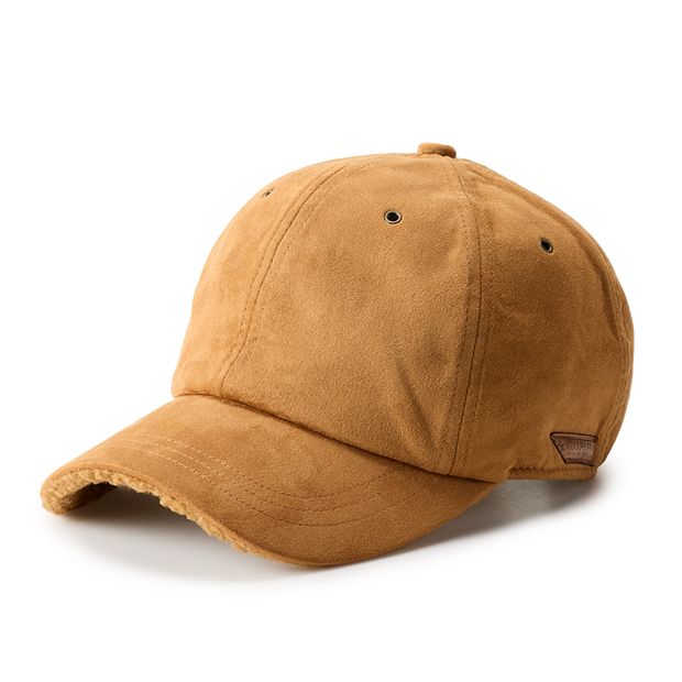 Faux suede baseball store hat