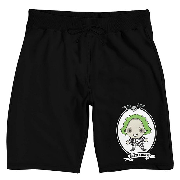 Men s Beetlejuice Kawaii Sleep Shorts