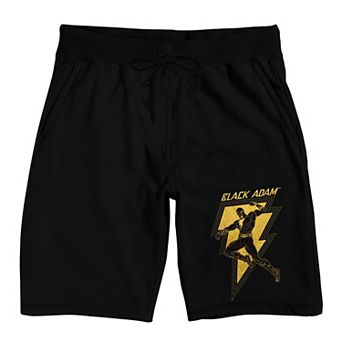 Men's Black Adam Pajama Shorts