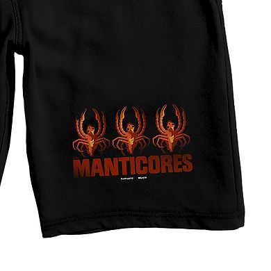 Men's Fantastic Beasts Manticores Pajama Shorts
