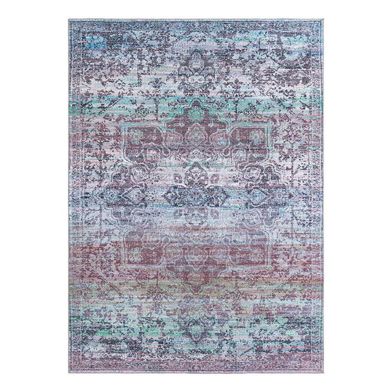 Unique Loom Roma Renaissance Rug, Blue, 11Ft Sq