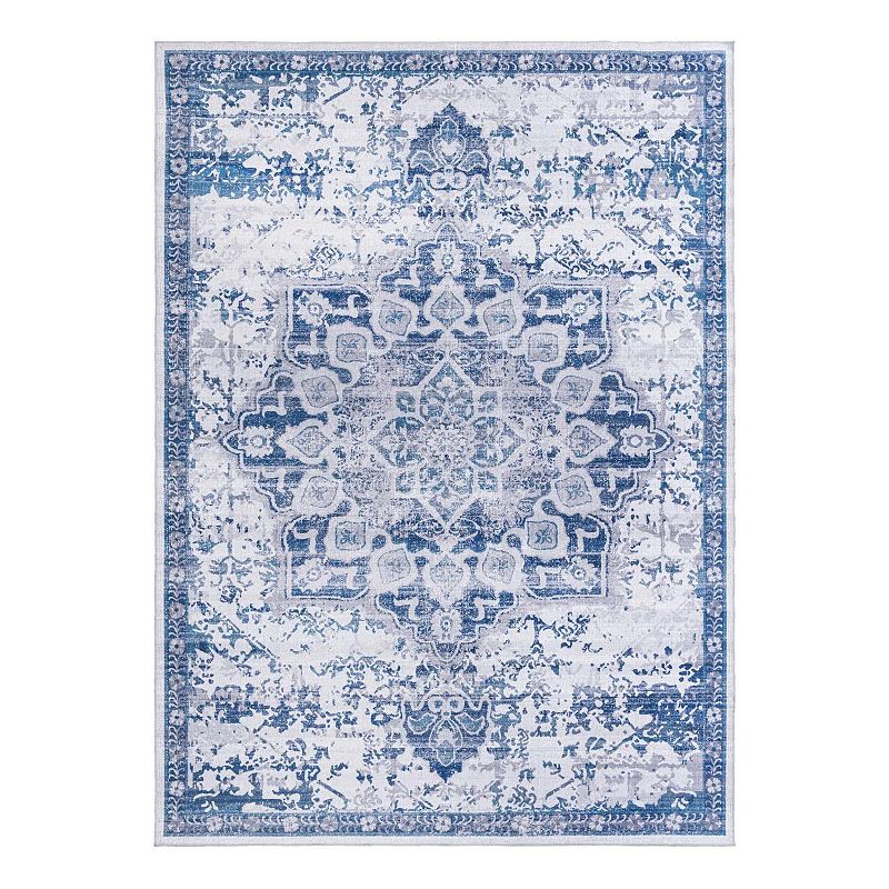 Unique Loom Roma Renaissance Rug, Blue, 11Ft Sq