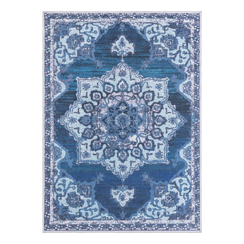 Unique Loom Roma Renaissance Rug, Blue, 11Ft Sq