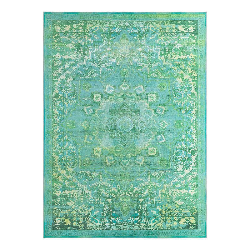 Unique Loom Roma Renaissance Rug, Green, 11Ft Sq