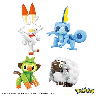Mega Bloks MEGA Pokémon Beginner Trainer Team Pack with 8 Action Figures & Poké Balls