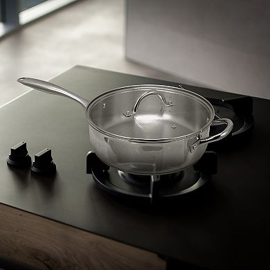Oster Cocina Cuisine Saunders 4.2 Quart Sauté Pan with Lid