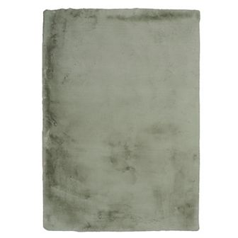 Linon Maven Faux Rabbit Rug Lavender