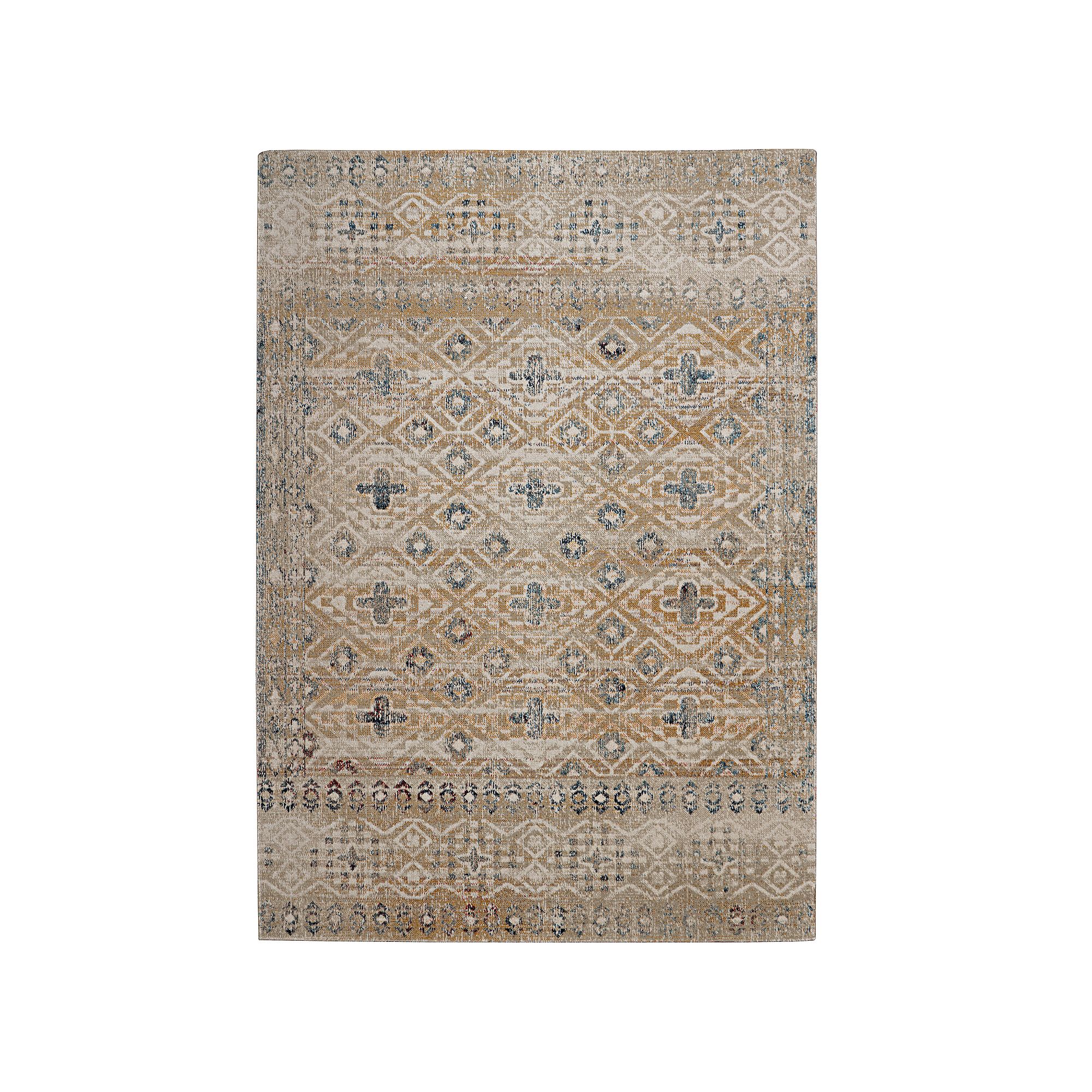 Linon Great Zero Leopold Rug, Brown