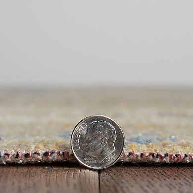 Linon Great Zero Leopold Rug Sand