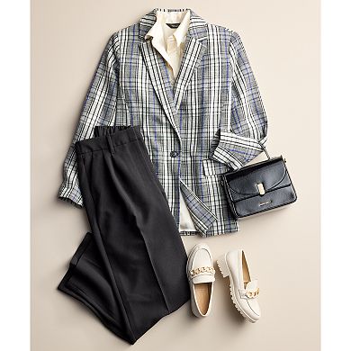 Women's Nine West Single-Button Longline Blazer
