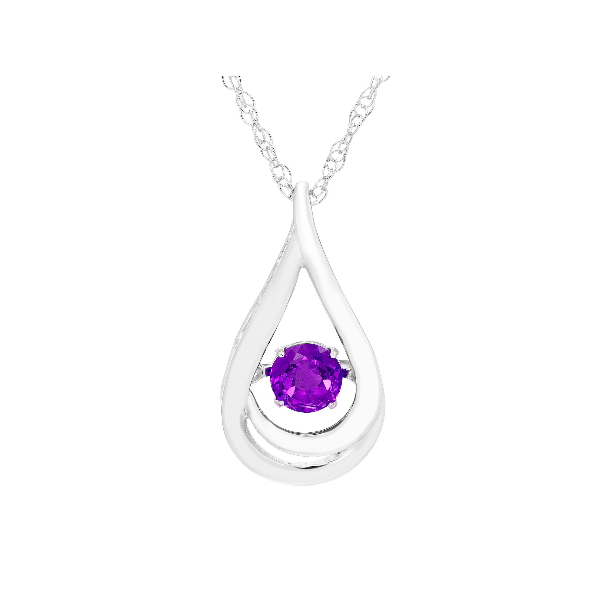 Boston Bay Diamonds Sterling Silver Brilliance-in-Motion Lab-Grown Alexand