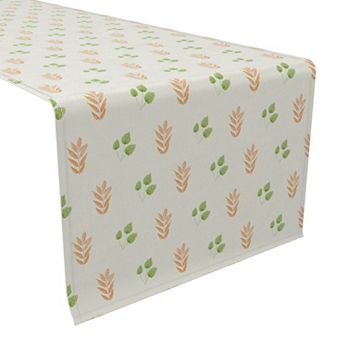 Table Runner, 100% Cotton, 16x90", October Garden