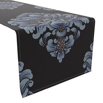 Table Runner, 100% Cotton, 16x90", Floral 165