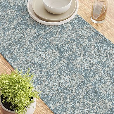 Table Runner, 100% Cotton, 16x72", Floral 73