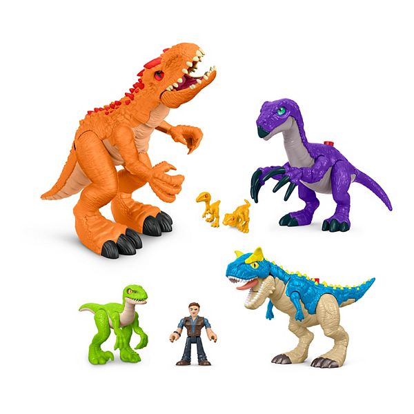 Fisher-Price Imaginext Jurassic World Dinosaur 7-Piece Toy Set - Multi