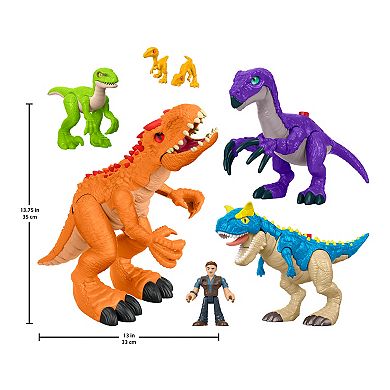 Fisher-Price Imaginext Jurassic World Dinosaur 7-Piece Toy Set