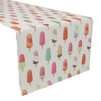 Table Runner, 100% Polyester, 12x72", Sweet Summer Treats