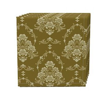 Napkin Set of 4, 100% Cotton, 20x20", Floral 155