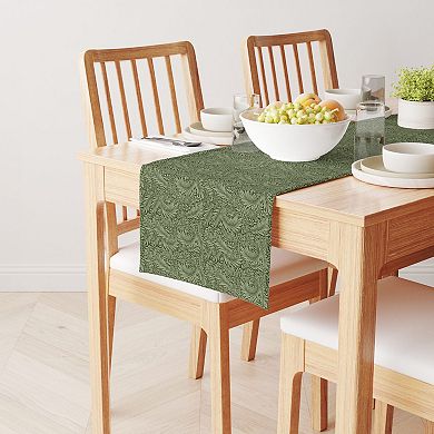 Table Runner, 100% Cotton, 16x72", Floral 83