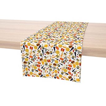 Table Runner, 100% Polyester, 12x72", Hanukkah Celebration Essentials