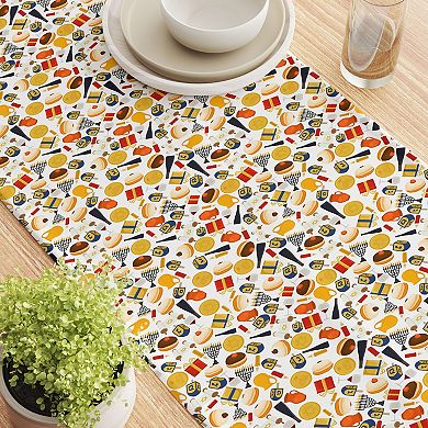 Table Runner, 100% Polyester, 12x72", Hanukkah Celebration Essentials
