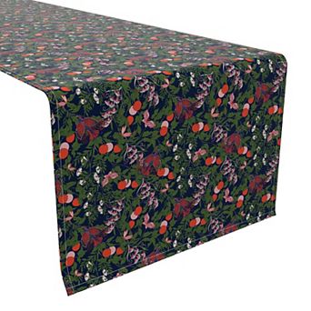 Table Runner, 100% Cotton, 16x72", Floral 44