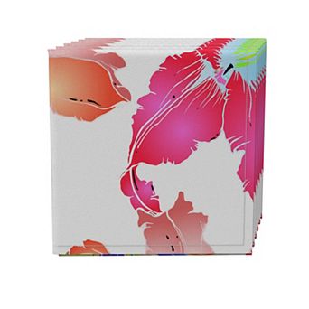 Napkin Set of 4, 100% Cotton, 20x20", Floral 88