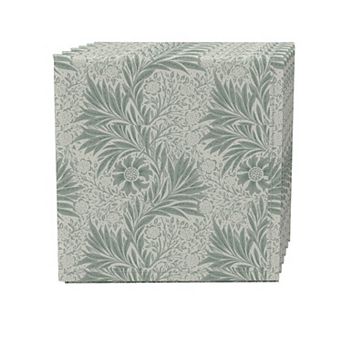 Napkin Set of 4, 100% Cotton, 20x20", Floral 80