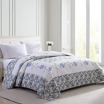 Beatrice Home Fashions Carnation Embroidered Bedspread or Sham