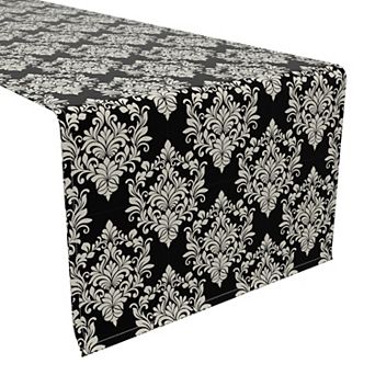 Table Runner, 100% Cotton, 16x72", Floral 162