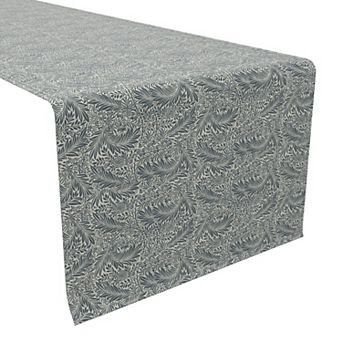 Table Runner, 100% Cotton, 16x90", Floral 82